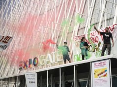 Manifestazione anti-Erdogan all’Expo Gate: “Solidarietà ai curdi”