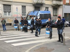 Milano sgomberata villetta occupata da un gruppo di anarchici